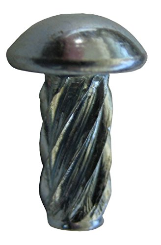 #2 X 3/16 Drive Screw, Round Head Type U, Steel, Hardened, Zinc Finish. (Pack of 100).