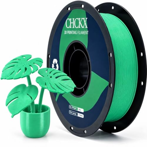 CHCKX PETG 3D Printer Filament, Dimensional Accuracy +/- 0.03 mm, 1kg Spool(2.2lbs), 1.75 mm Fit for Most 3D Printers, G