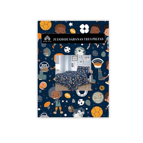 Miniatura 6 de Dalina Textil Juego De Sábanas Infantil Para Cama 3 Piezas - 1 Sábanas Bajera Ajustable Cama 105cm Con Encimera 175x260cm Y 1 Funda De Almohada Larga Cama De 105x190cm