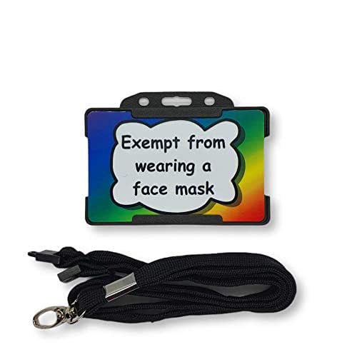 Exempt from wearing a face covering face mask Hidden Disability