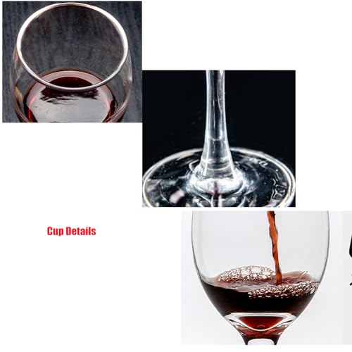 Verre à vin rouge transparent de haute qualité avec base stable 330ml
