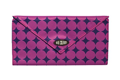 Image of Big Skinny Women's Slimvelope Tri-Fold Checkbook Slim Wallet, Holds Up to 40 Cards