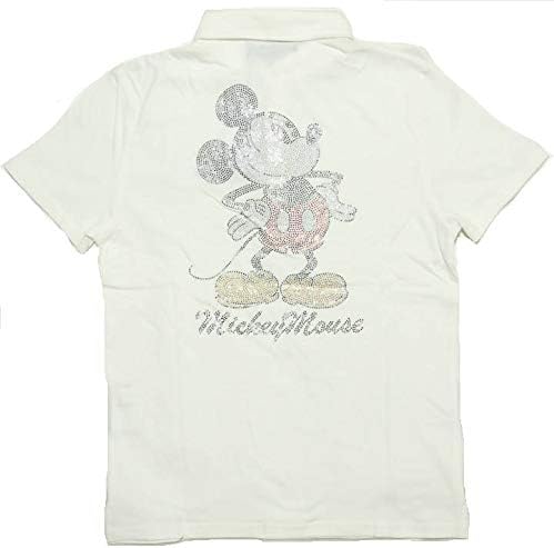 Amazon ポロシャツ メンズ 半袖 Tシャツ ミッキーマウス キャラクター Disney Intheattic トップス カットソー ディズニー プリント カラー 白 ホワイト 黒 ブラック Tシャツ カットソー 通販