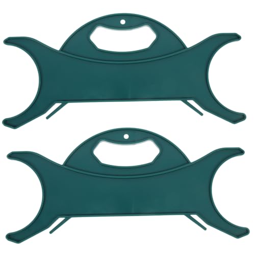 VICASKY 2 Stück Kabelaufwickler Großer Kabelhalter für Weihnachtslichter und Lichterketten Grüner Kabelorganisator aus Stabilem Material Platzsparend Multifunktional für Kabel Garlanden