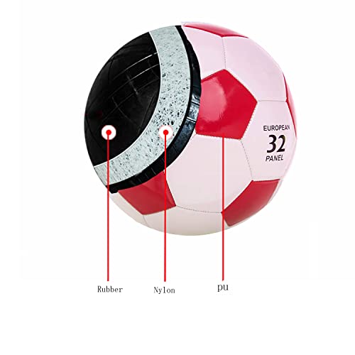 Spdtech Soccer Ball Size 2 Small Pump With Needle Indoor And Outdoor Training Practice Couch School Gift For Toddlers Kids Boys Girls Youth (Red) #TOP2