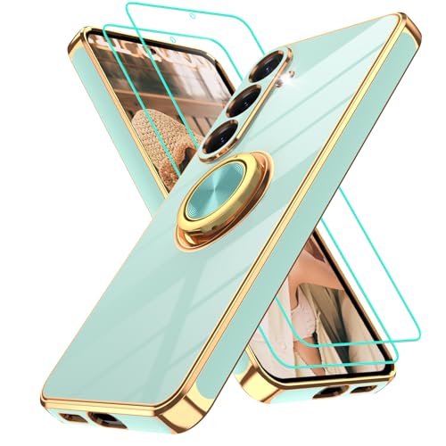 Coque Samsung Galaxy S25 Plus antichoc avec béquille magnétique et verre trempé