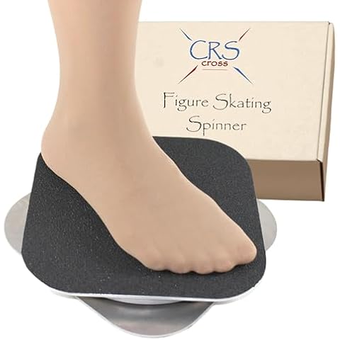 CRS Cross Figure Skating Spinner - Training Aid for Ice Skaters, Gymnastics, Dance and Ballet Pirouette. Metal Eight (8) Inch Spin Trainer. (Spinner) Cover