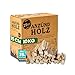 Produktbild Kaminholz Breuer Anfeuerholz Anzündholz 10kg, Anmachholz aus deutschem Weichholz  15% Restfeuchte, chemiefrei, 15cm Langen Stücke für Kamin, Ofen, Grill, Smoker & Feuerste