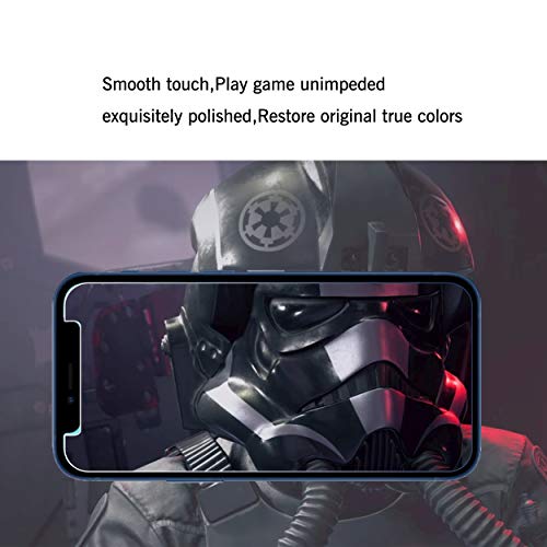 Ailun 2 Pack Screen Protector Compatible for iPhone 12 [6.1 inch] + 2 Pack Camera Lens Protector,Tempered Glass Film,[9H Hardness] - HD by Ailun - Image 6