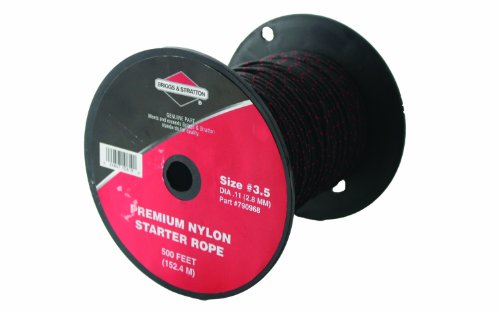Briggs & Stratton 790968 500-foot Spool of Nylon Starter Rope, Size 3 1/2