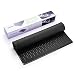 BasicForm Alfombrilla Escurreplatos Silicona para Encimera Cocina XXL 56.5x43.2x0.35cm (Negro)