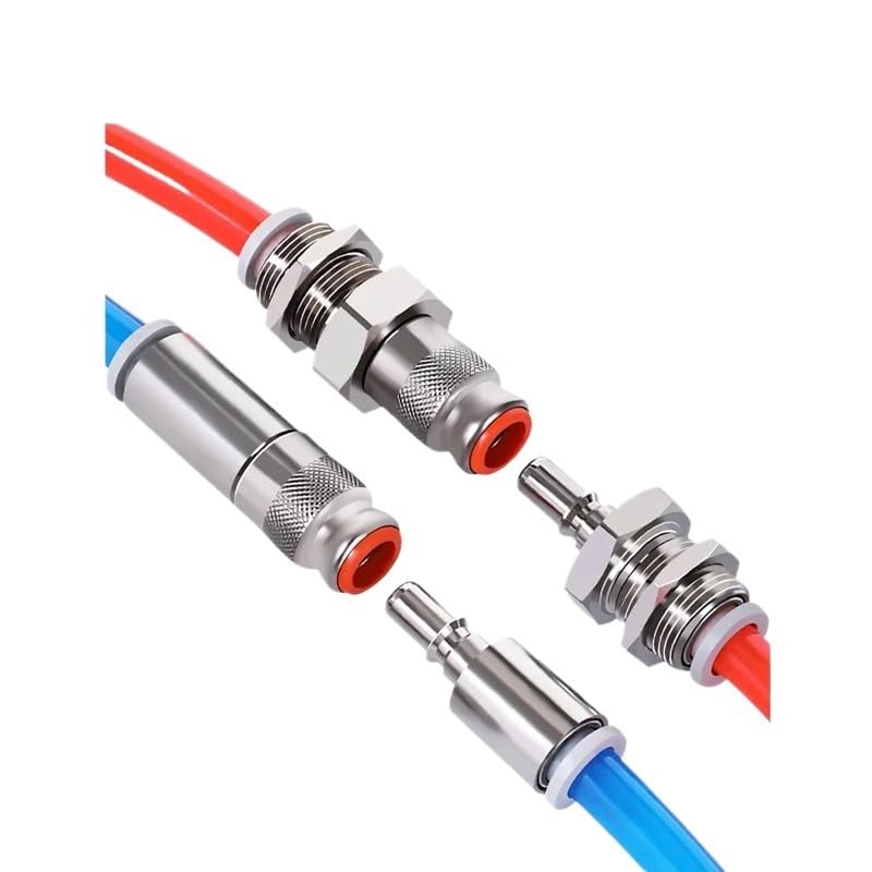 Conector KK2S-06H autoblocante para reparar mangueras de aire 6