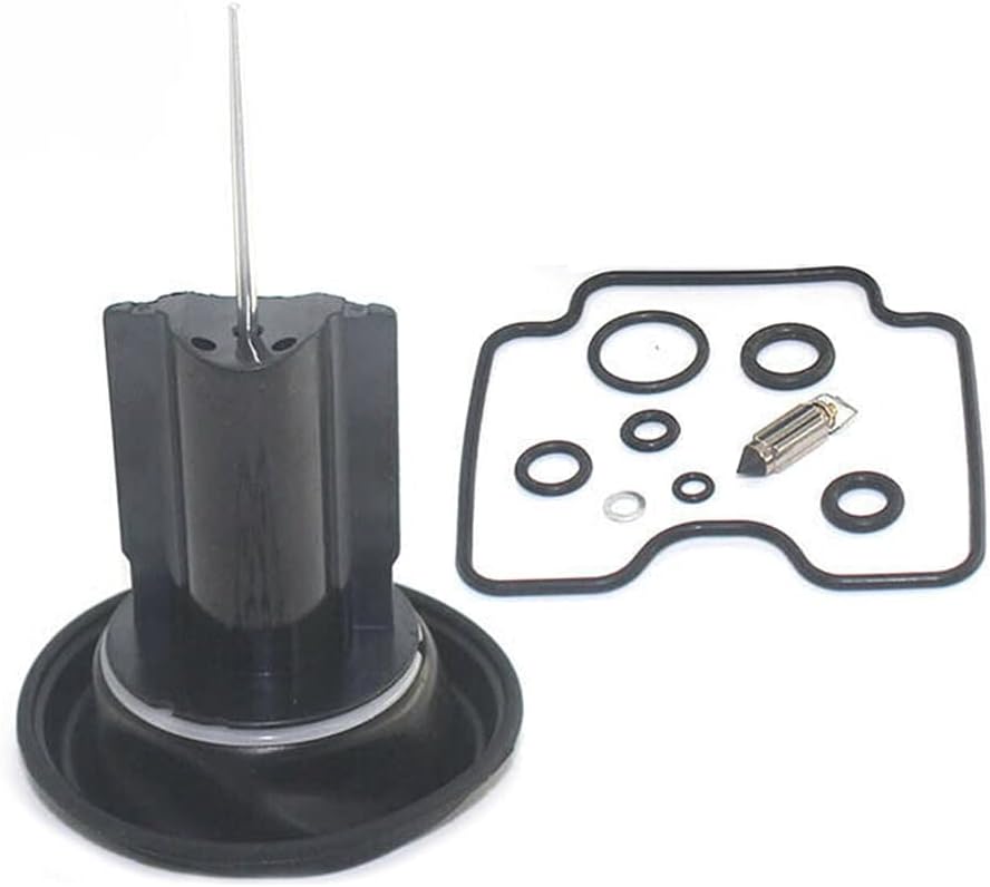 YAEGER 2set Carburetor Plungers and 2 Sets Carburetor Repair for XVS 1100 for Drag for Star 1999-2007 Carburetor Repair Kit Plunger Diaphragm