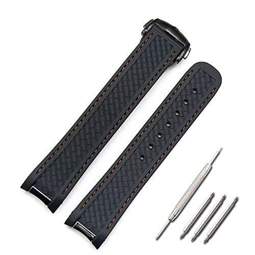 Bracelet de montre en caoutchouc 20 mm compatible Omega Aqua Terra bracelet silicone