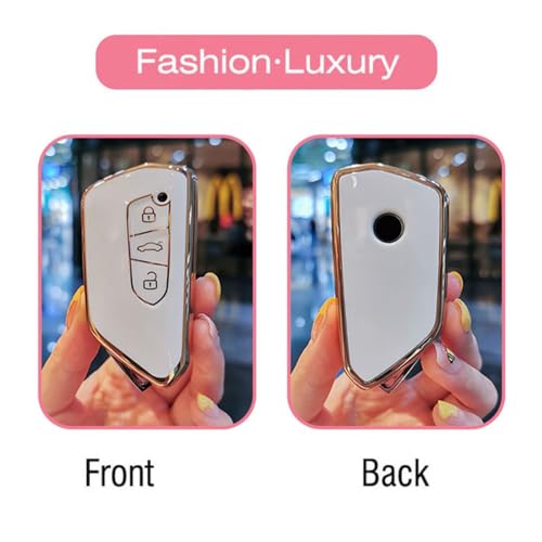 Funda de llave de control remoto para coche de TPU protector para Golf 8 MK8 7