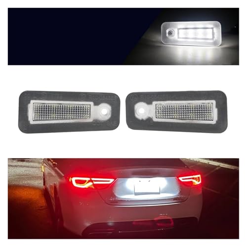 Luces matrícula LED Chrysler 200 2015 2016 2017 lámparas traseras auto 2 piezas 4