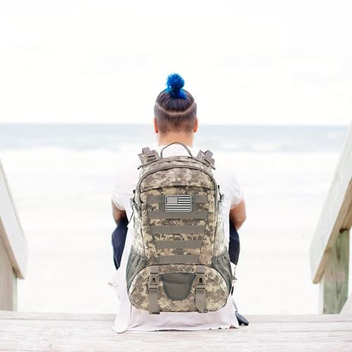 Image of Tactical Backpack for Men Molle Military Rucksack Pack Waterproof Daypack