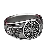compass ring rose gold Estas joyas vikingas sorprenderán a tus seres queridos en Navidad, cumpleaños, aniversarios, celebraciones, San Valentín, bodas, compromisos, felicitaciones y fiestas. Sea único en días especiales y haga regalos exquisitos para sus seres queridos.