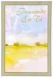 Pensando En Ti Con El Mas Sentido Pesame - Thinking of You With Deepest Sympathy Greeting Card in Spanish Espanol