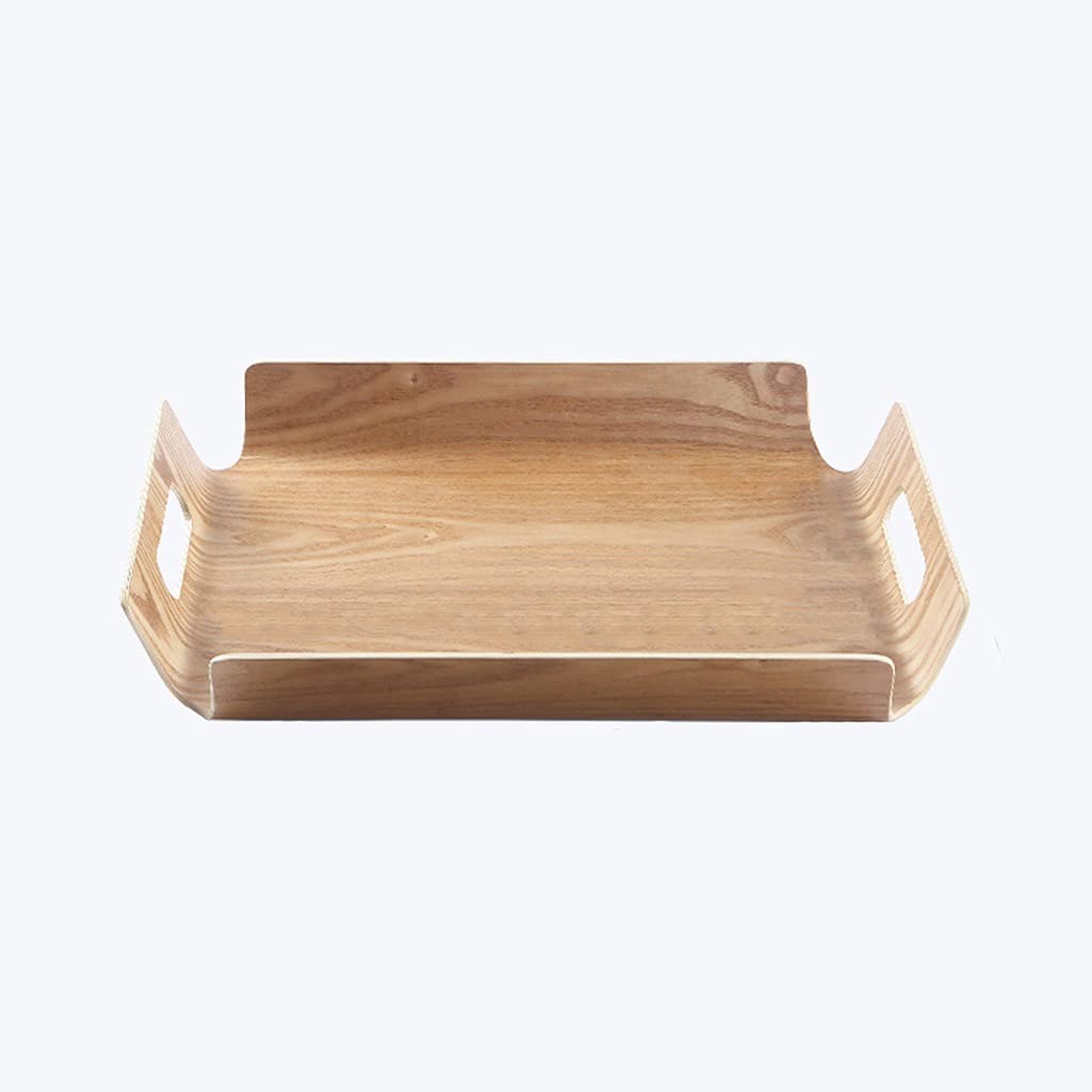Plateau de cuisson rectangulaire de cuisson rectangulaire en bois Affichages sans salle à manger Plateau en bois (Color : A)