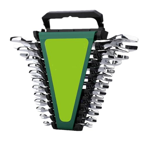 Lot de 12 clés mixtes robustes, tailles 6-32 mm, outils à main pour réparation domestique, automobile, camion et mécanique, kit de clés de qualité professionnelle, 27 x 13 x 3 cm