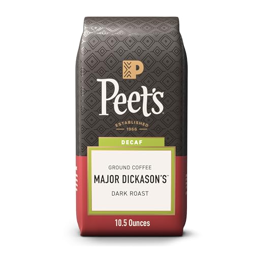 Peet's Coffee, Dark Roast Ground Coffee - Decaf Major Dickason's
