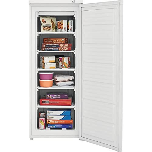 Frigidaire Ffum0623Aw 6 Cu. Ft. Upright Freezer, Perfect For Small Spaces, Five Wire Shelves, Adjustable Temperature Control, In White #TOP6