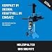 Güde Holzspalter GHS 500/6TE (230 V, 3000 W, Spaltkraft 6 Tonnen, hochwertige Hydraulikpumpe, Öldruck 200 bar, stufenlos verstellbarer Spalthub, Spaltgut-Ø 300 mm, Spaltgutlänge 500 mm)