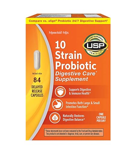 MUNCHIE MIX 10 Strain Probiotic Digestive Care Supplement (84 ct.)