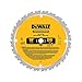 DEWALT 10-Inch Miter / Table Saw Blade, ATB, Thin Kerf, 5/8-Inch Arbor, 24-Tooth (DW3112)