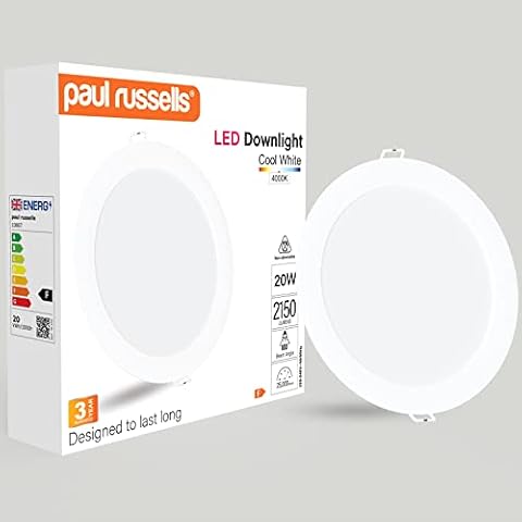 Paul Russells 20W Slim Recessed Downlights Cover