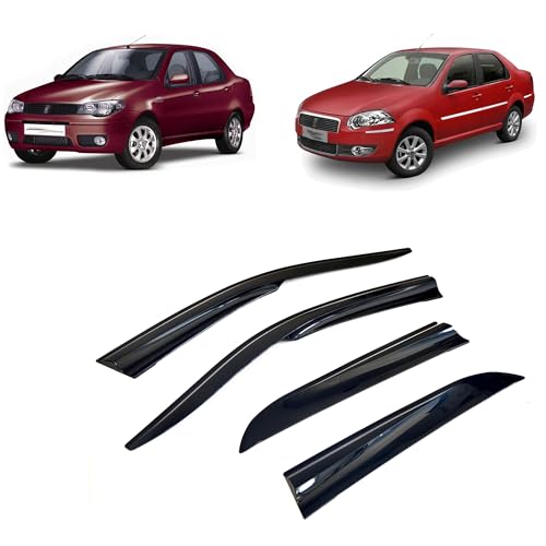 Déflecteur vitre voiture Fiat Albea Palio - Déflecteurs de vent auto pluie collables 4pcs