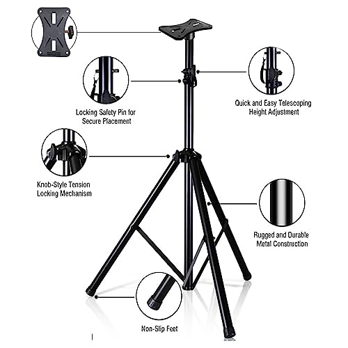 Duramex 80-092 Height Adjustable Adjustable Tripod Dj Pa Speaker Stands Upto 68 Inch High thumb #5
