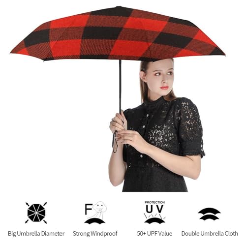 Parapluie pliant automatique pour briser la résistance du vent - 4