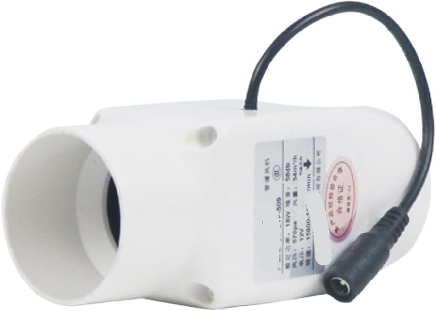 110PVC smoke exhaust fan 75 duct 3 inches(75mm 150 airflow single speed)