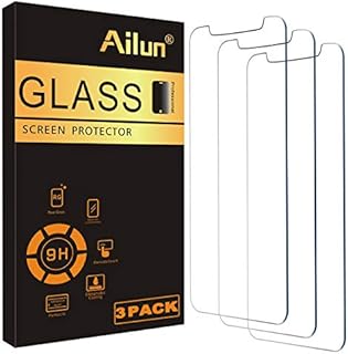 Ailun Glass Screen Protector for iPhone 12/12 Pro 2020 6.1 Inch 3 Pack Case Friendly Tempered Glass