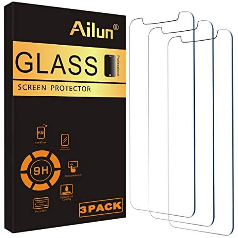 Ailun Glass Screen Protector for iPhone 12/iPhone 12 Pro 2020 6.1 Inch 3 Pack Tempered Glass Cover