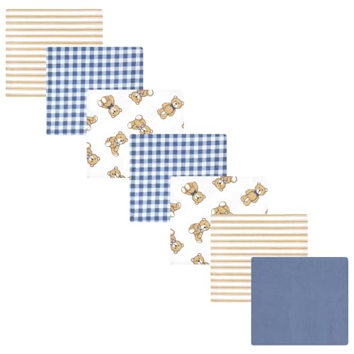 Image of Luvable Friends Little Treasure Flannel Receiving Blankets 7pk
