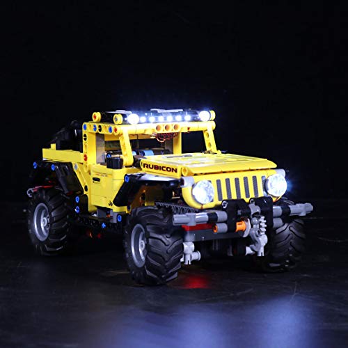 LIND Led Beleuchtungsset für Lego 42122 Technic Jeep Wrangler 4x4, Licht Set Kompatibel Mit Lego 42122 Bauset - Nicht… – Bild 3
