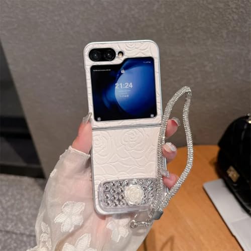 Coque antichoc Galaxy Z Flip6 avec béquille de visionnage et cordon poignet