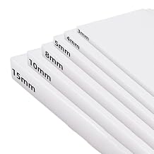 1Pcs HDPE Sheet Plate High Density Polyethylene PEHD Thermoplastic Polythene 2mm-30mm Thickness 100 * 200mm,4,Thickness2mm