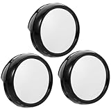 3Pcs Monitor Mirror Mini Mirrors Computer Clip On Cubicle Computer Rear-View Blind Spot Personal Safety or Security Cabinet Acrylic Convex