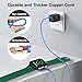 𝟐𝟎𝟐𝟔 𝐔𝐩𝐠𝐫𝐚𝐝𝐞𝐝 for Apple Watch Charger Magnetic Fast Charging Cable [Portable] Magnetic Wireless Charging Compatible with iWatch Series Ultra/10/9/8/7/6/SE/5/4/3/2-[3.3FT] Blue