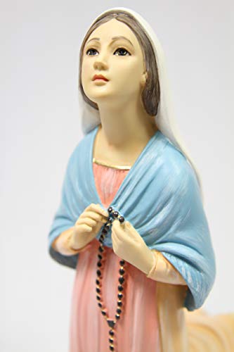 Estatua Religiosa de Santa Bernardita de Lourdes 12" miniatura 3