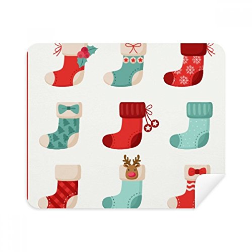 Chiffon de nettoyage Joyeux Noël pour écran smartphone et lunettes en suède DIYthinker