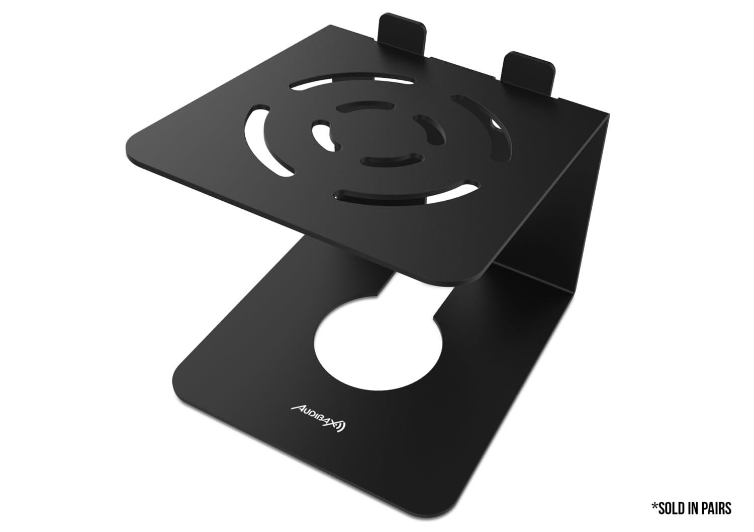 Audibax Neo STM 4B Soportes de Mesa para Monitor Estudio y Altavoz (Pareja)