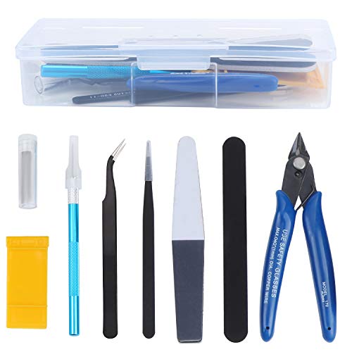 9 Pièces Gundam Modèle Outils Kit de Réparation de kit d'artisanat pour la construction de modèles de base pour les débutants et les modélisateurs avancés