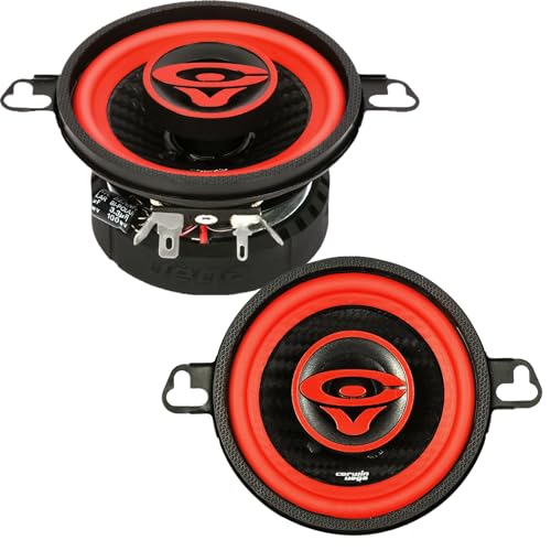 CERWIN-VEGA! '2025 Edition V3 – 3' 2-Way Full Range Premium Quality Coaxial Car Audio Speakers, 180W Max Power - Sold in Pairs