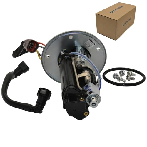 15100-35FV0 GEPTERR FUEL PUMP Assembly+HIGH PRESSURE FUEL GAS LINE HOSE Fits SUZUKI 2000-2003 GSXR750 GSXR 750 2001-2003 GSXR600 GSXR 600 GSXR1000 GSXR 1000（ Four-pin plug ，2pcs temperature sensor)
