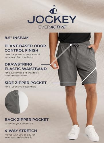 Jockey Men's Activewear EVERACTIVE 8.5" Knit Short3